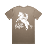 Keep Ridin Tee – Classic Fit Cowboy Graphic Shirt