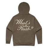 What's The Rush Hoodie (Walnut)